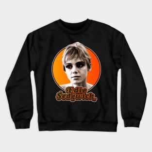 Retro Edie Sedgwick Tribute Crewneck Sweatshirt